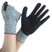 NMSAFETY nitrile enduit antidérapant gants résistant à la main